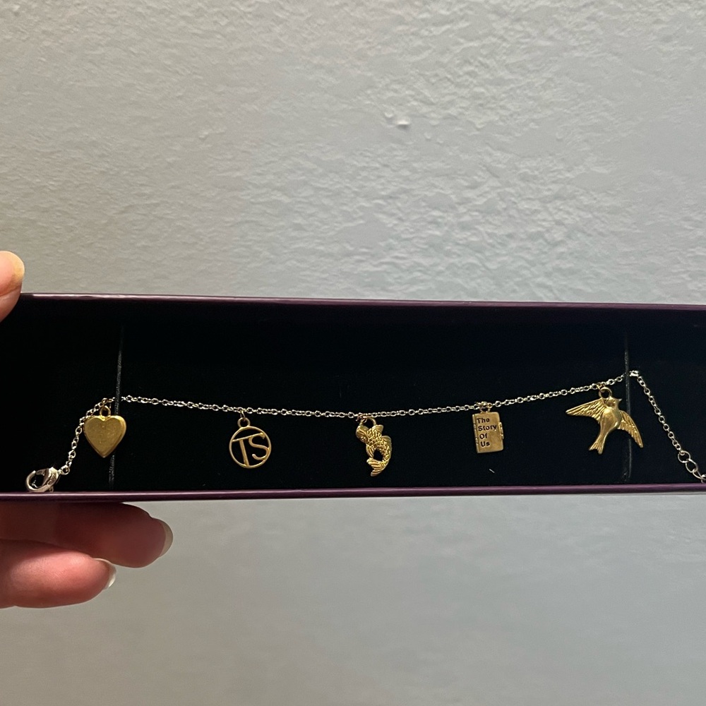 Taylor swift speak now charm bracelet
